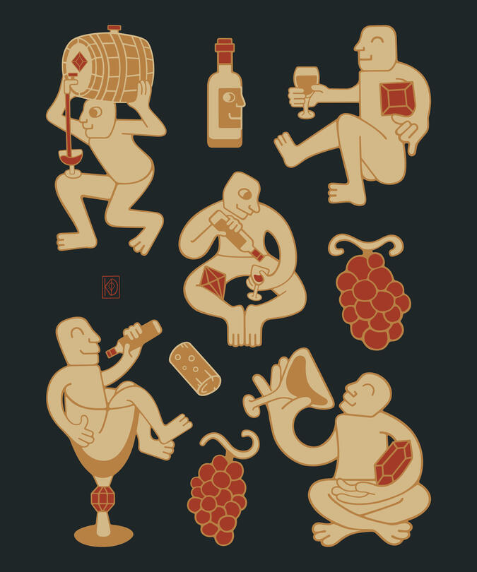 The Wine Drinkers